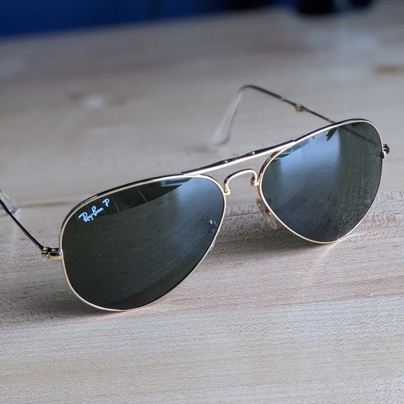 ray ban aviator green polarized gold frame sunglasses ray ban aviator green polarized gold frame sunglasses